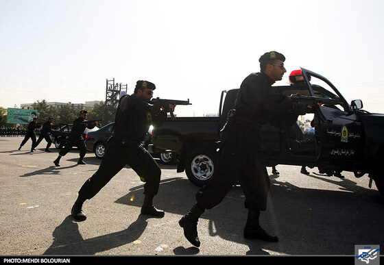 صبحگاه مشترک نیروی انتظامی