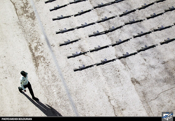 صبحگاه مشترک نیروی انتظامی