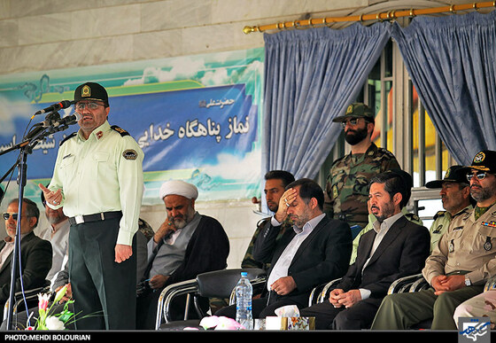 صبحگاه مشترک نیروی انتظامی