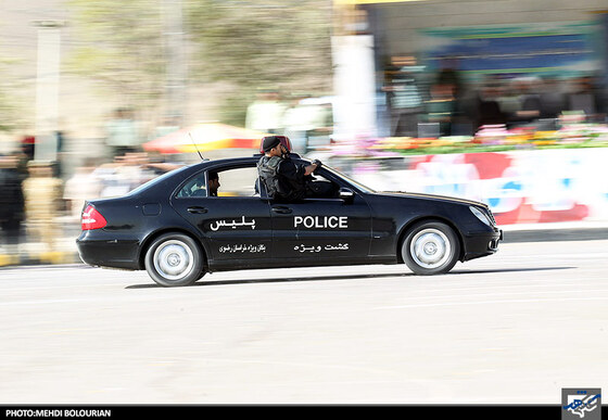 صبحگاه مشترک نیروی انتظامی