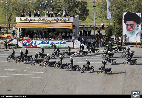 صبحگاه مشترک نیروی انتظامی