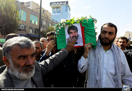 تشییع پیکر شهید عمادی