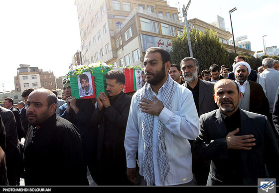 تشییع پیکر شهید عمادی