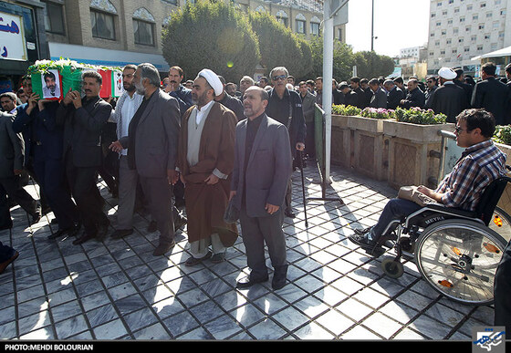 تشییع پیکر شهید عمادی