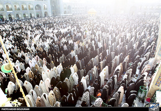 اقامه نماز عید سعید قربان در حرم رضوی