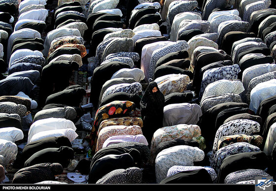 اقامه نماز عید سعید قربان در حرم رضوی