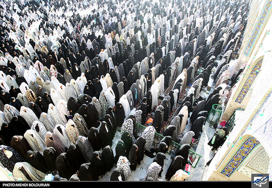 اقامه نماز عید سعید قربان در حرم رضوی