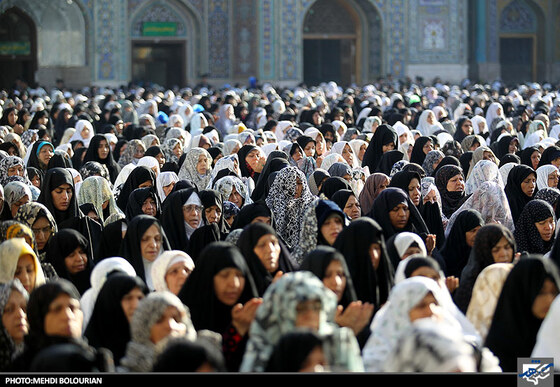 اقامه نماز عید سعید قربان در حرم رضوی