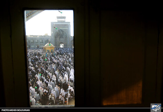 اقامه نماز عید سعید قربان در حرم رضوی