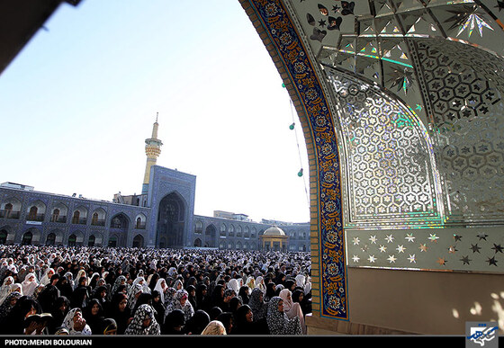 اقامه نماز عید سعید قربان در حرم رضوی