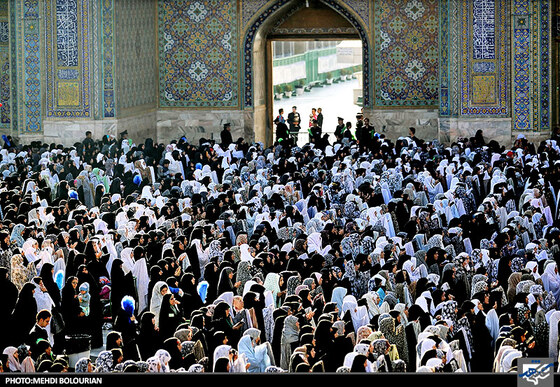 اقامه نماز عید سعید قربان در حرم رضوی