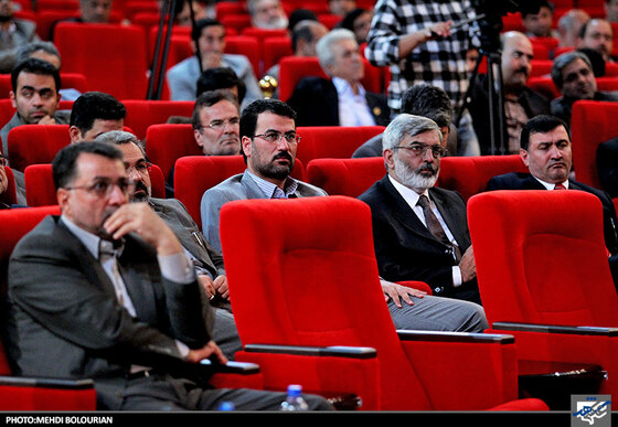 محمد مهدی برادران معاون برنامه ریزی شهردار مشهد در مراسم تودیع و معارفه شهردار مشهد