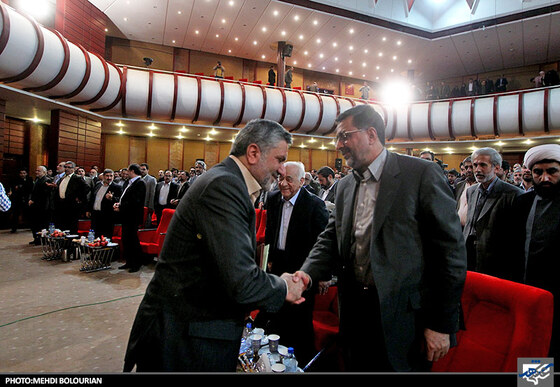 سید صولت مرتضوی شهردار و سید محمد پژمان شهردار سابق مشهد