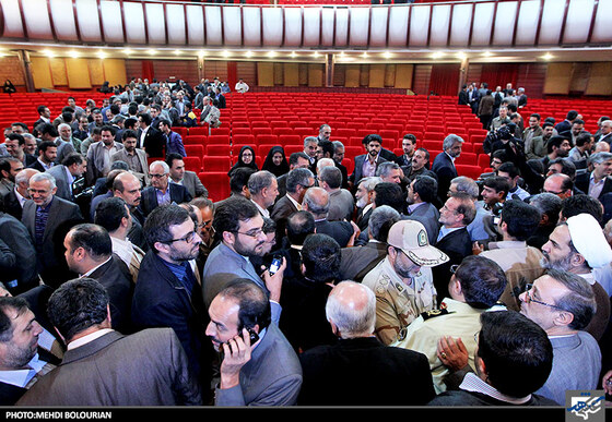 سید صولت مرتضوی شهردار و سید محمد پژمان شهردار سابق مشهد