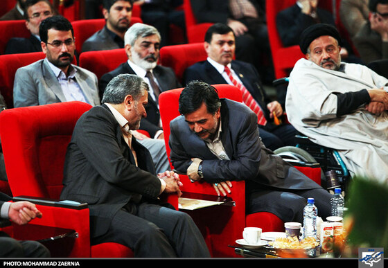 حضور سید احمد علوی قائم مقام تولیت آستان قدس رضوی در مراسم تودیع و معارفه شهردار مشهد