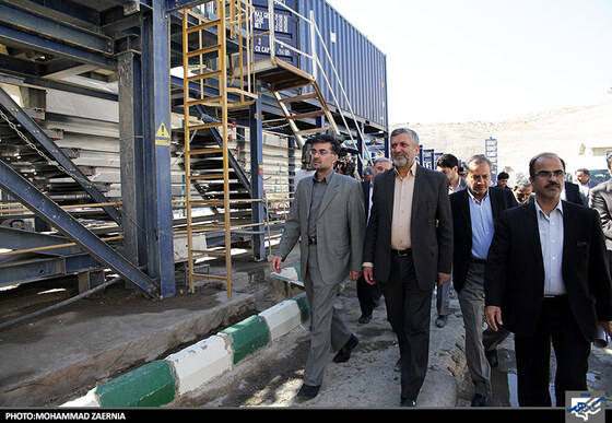 بازدیدسید صولت مرتضوی شهردار مشهد ازخط 2 قطار شهری