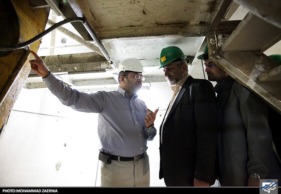 بازدیدسید صولت مرتضوی شهردار مشهد ازخط 2 قطار شهری