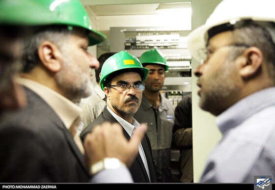 سید مهدی امامی معاون حمل و نقل و ترافیک شهرداری مشهد در بازدید ازخط 2 قطار شهری