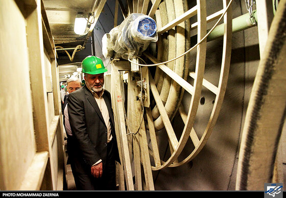 بازدیدسید صولت مرتضوی شهردار مشهد ازخط 2 قطار شهری