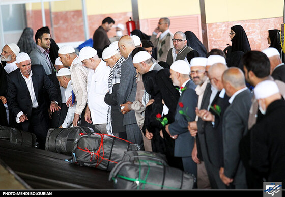 بازگشت اولین گروه حجاج خراسانی