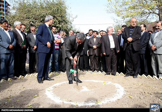 مراسم کلنگ زنی مسکن ارزان قیمت