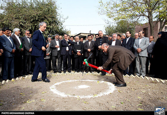 مراسم کلنگ زنی مسکن ارزان قیمت