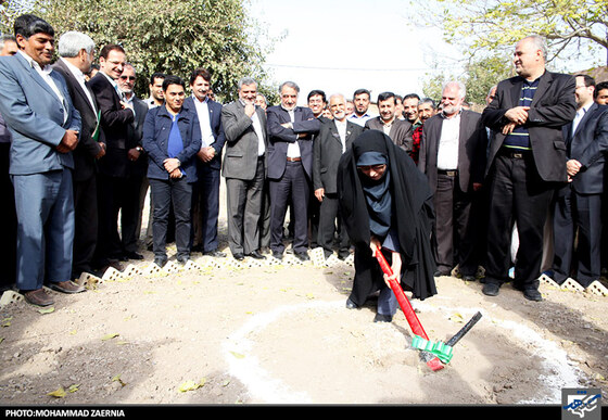 مراسم کلنگ زنی مسکن ارزان قیمت