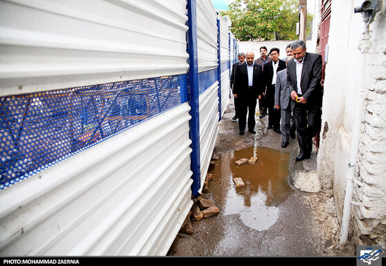 بازدید شهردار از پروژه های عمرانی و سرمایه گزاری