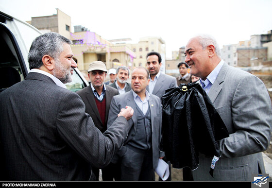 بازدید شهردار از پروژه های عمرانی و سرمایه گزاری