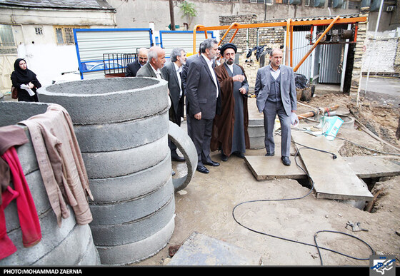 بازدید شهردار از پروژه های عمرانی و سرمایه گزاری