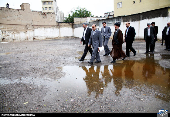 بازدید شهردار از پروژه های عمرانی و سرمایه گزاری