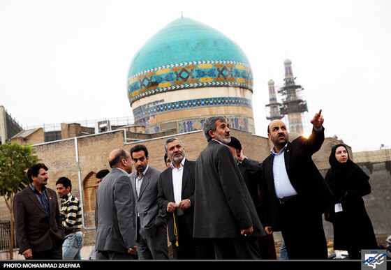 بازدید شهردار از پروژه های عمرانی و سرمایه گزاری