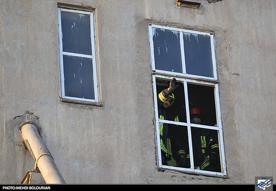 آتش سوزی در انبار سیلو گندم