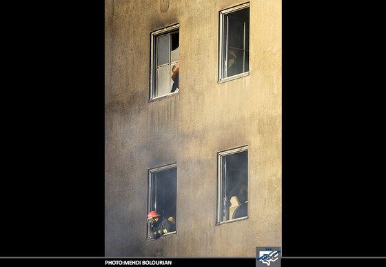 آتش سوزی در انبار سیلو گندم