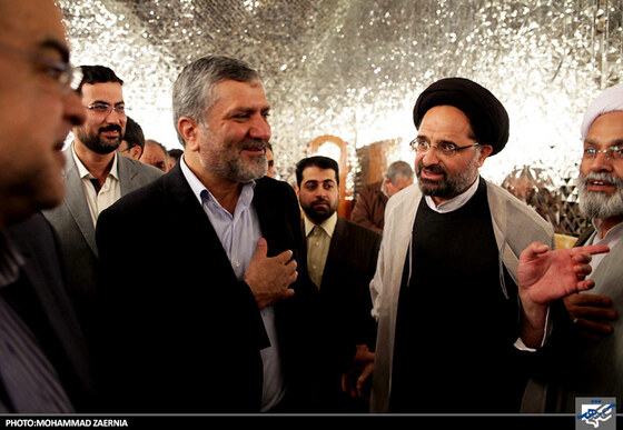 در حاشیه دیدار شهردار مشهد با آیت الله واعظ طبسی نماینده ولی فقیه و تولیت عظمای آستان قدس رضوی