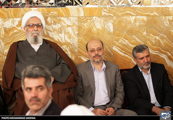 دیدار شهردار مشهد با آیت الله واعظ طبسی نماینده ولی فقیه و تولیت عظمای آستان قدس رضوی