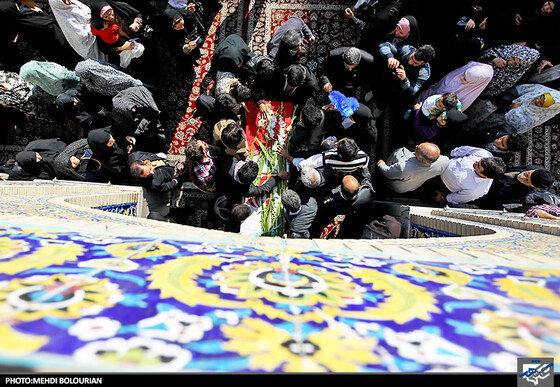 مراسم تشییع پیکر شهدای حادثه سراوان