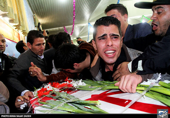 تشییع پیکر شهدای حادثه سراوان