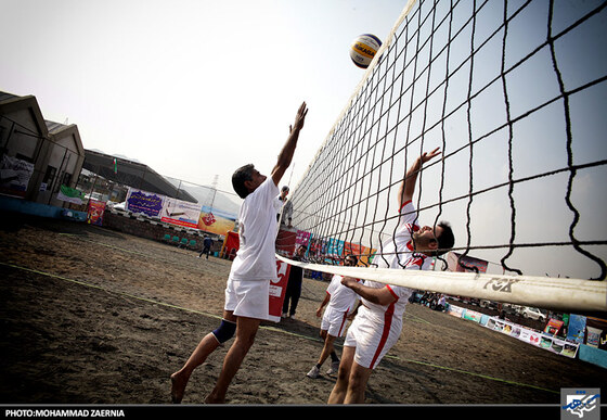 مسابقات والیبال ساحلی جانبازان و معلولین