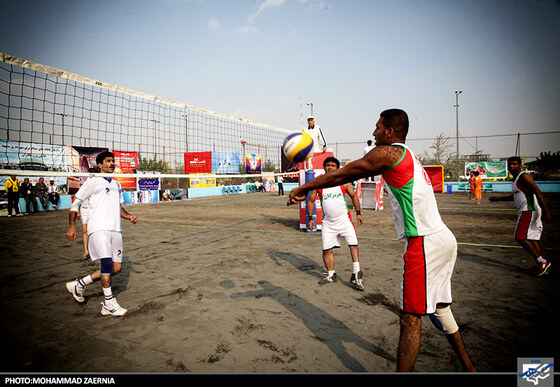 مسابقات والیبال ساحلی جانبازان و معلولین