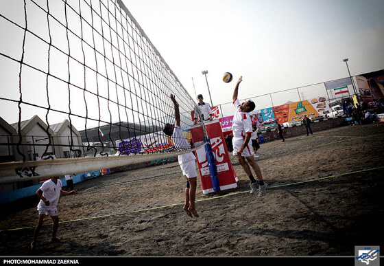 مسابقات والیبال ساحلی جانبازان و معلولین