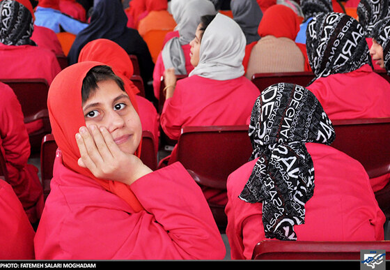 قلقلی در جمع دختران فتح المبین