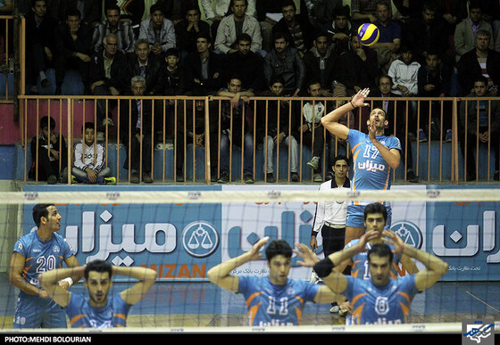 والیبال میزان و جواهری گنبد