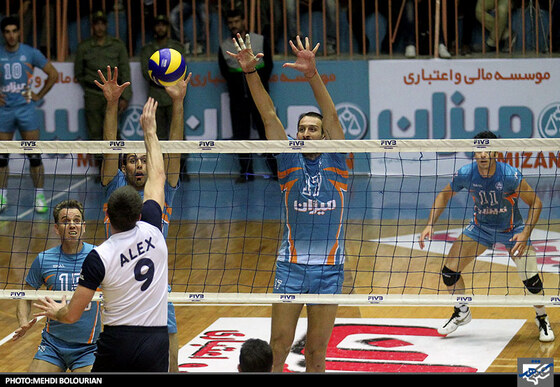 والیبال میزان و جواهری گنبد