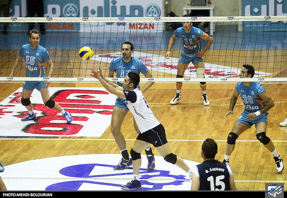 والیبال میزان و جواهری گنبد