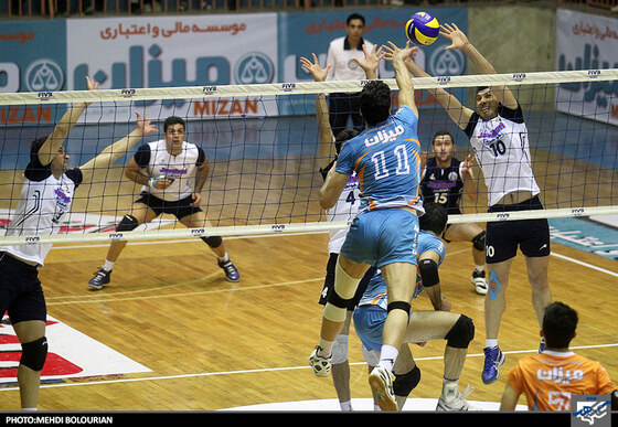 والیبال میزان و جواهری گنبد
