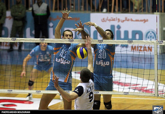 والیبال میزان و جواهری گنبد