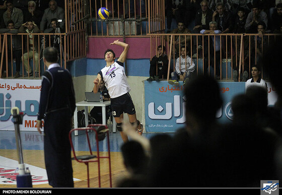والیبال میزان و جواهری گنبد