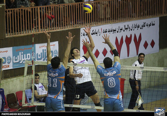 والیبال میزان و جواهری گنبد