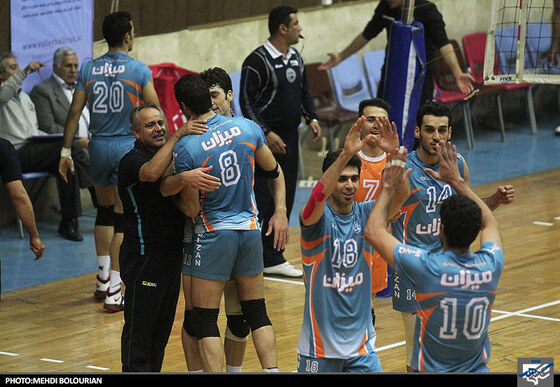 والیبال میزان و جواهری گنبد